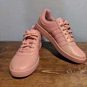 K-Swiss Womens Pink Leather Sneakers Size 10 NEW